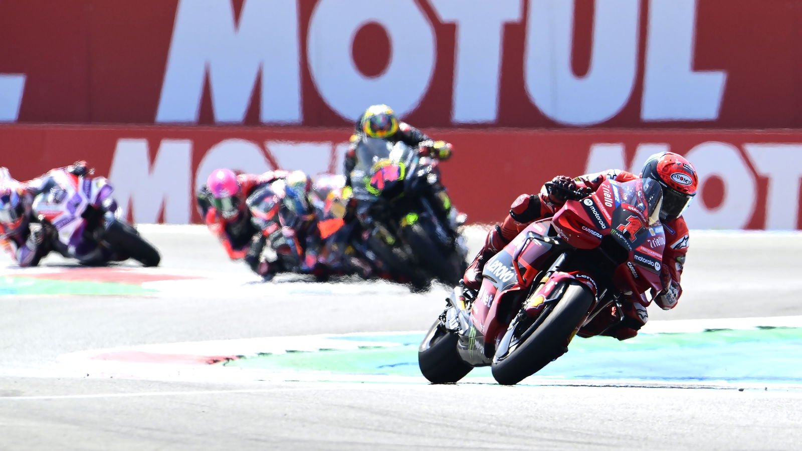 Francesco Bagnaia leads 2023 MotoGP Dutch TT. - Gold and Goose