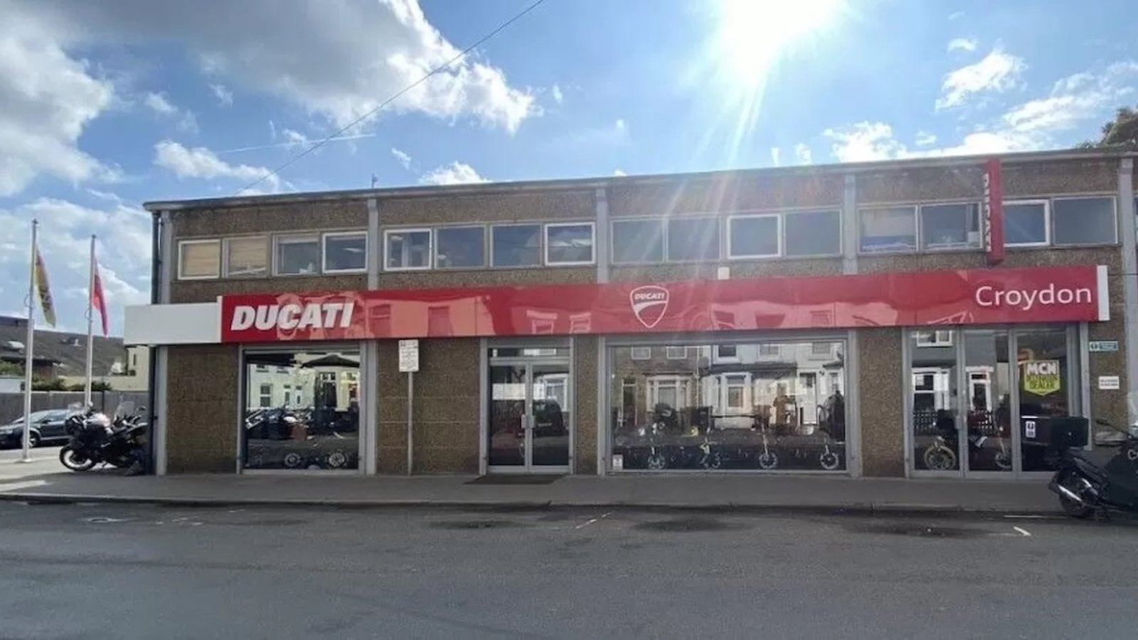 The Ducati Croydon store - pic from In Moto LTD
