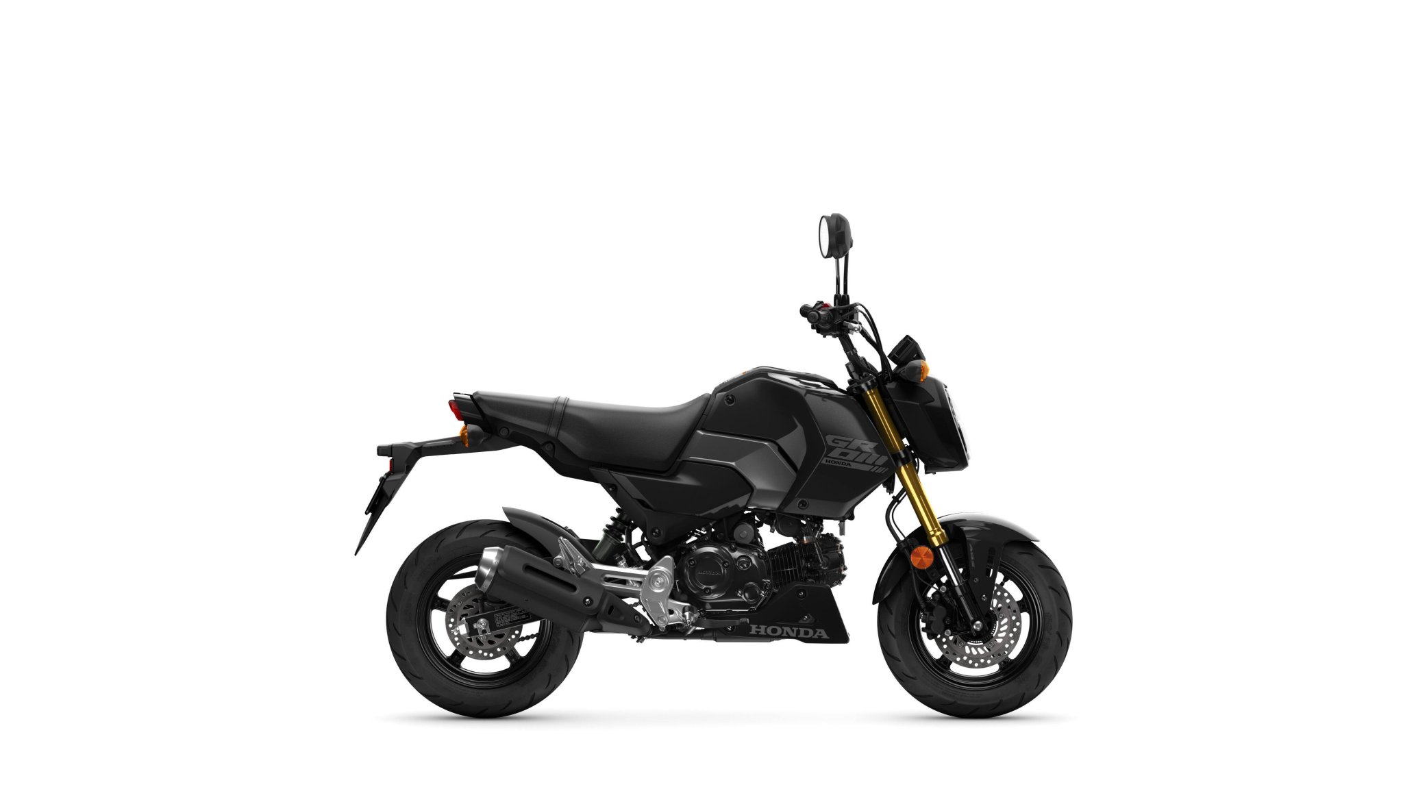 El tercer y último color nuevo es el negro para el Honda Grom 2026.